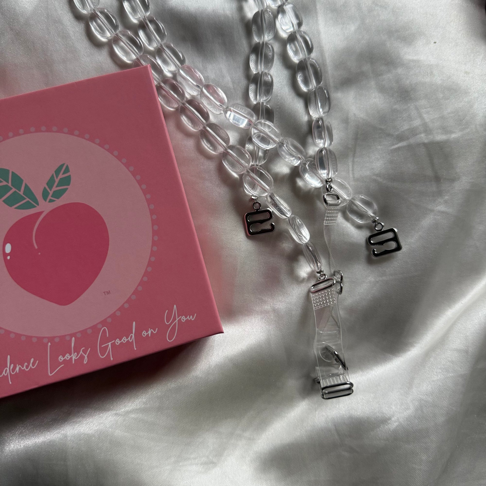 Transparent  Pearl Bra Strap