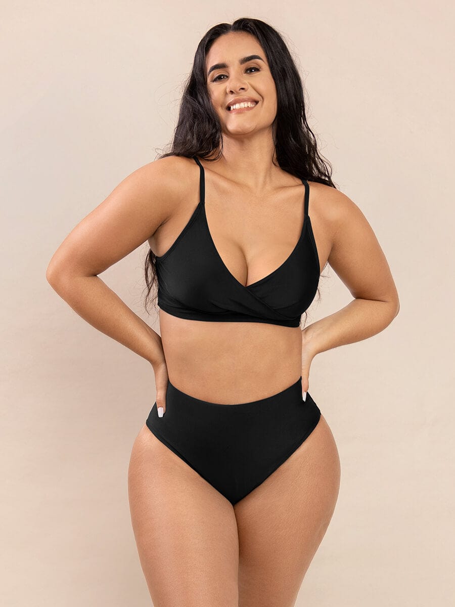 Wholesale Tummy Sculpting Split Swim Trunks