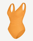 Wholesale One-piece Swimsuit Built-in Elastic Mesh in the Abdomen With Removable Cups