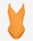 Wholesale One-piece Swimsuit Built-in Elastic Mesh in the Abdomen With Removable Cups