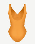Wholesale One-piece Swimsuit Built-in Elastic Mesh in the Abdomen With Removable Cups