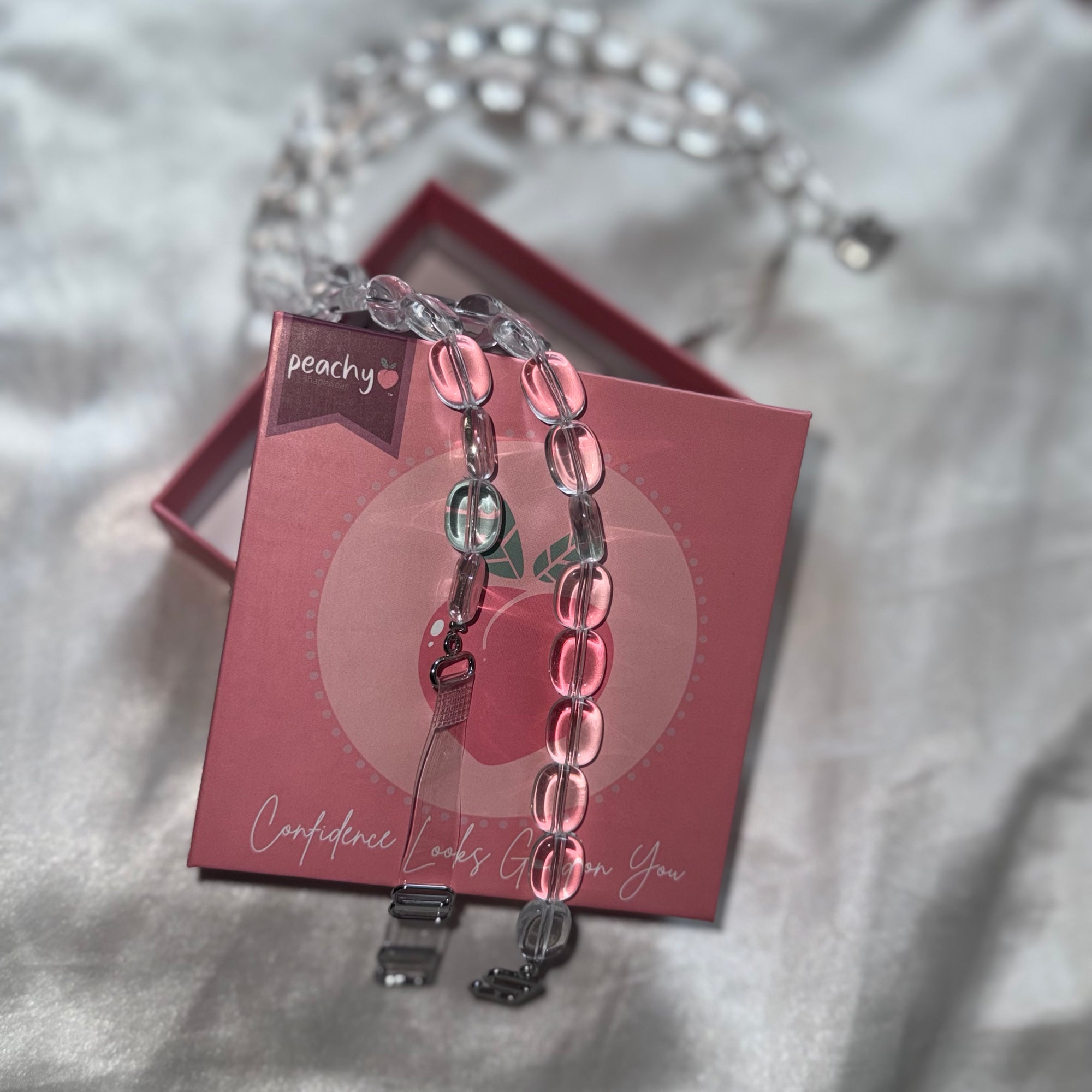 Transparent  Pearl Bra Strap