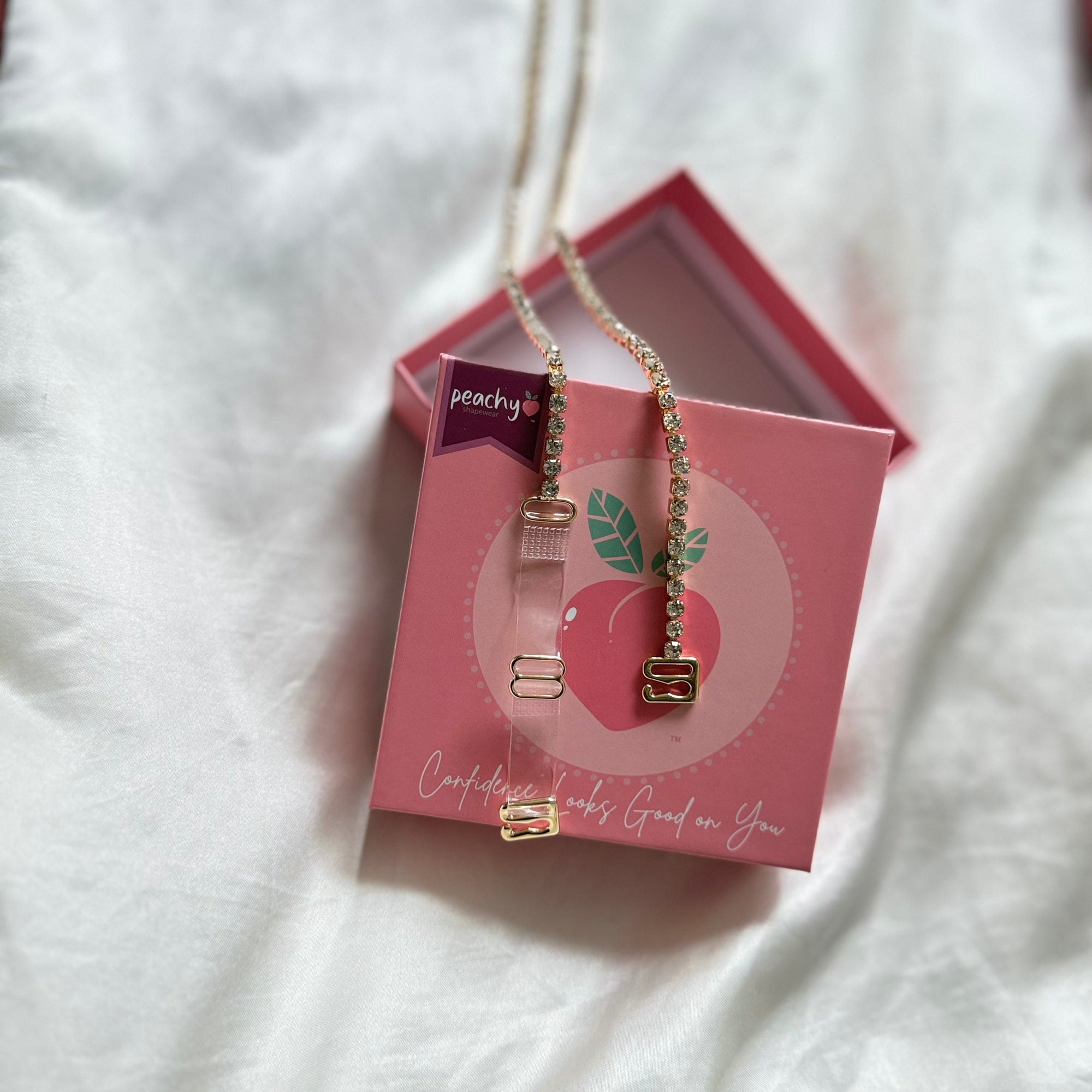 Gold Rhinestone Bra Strap