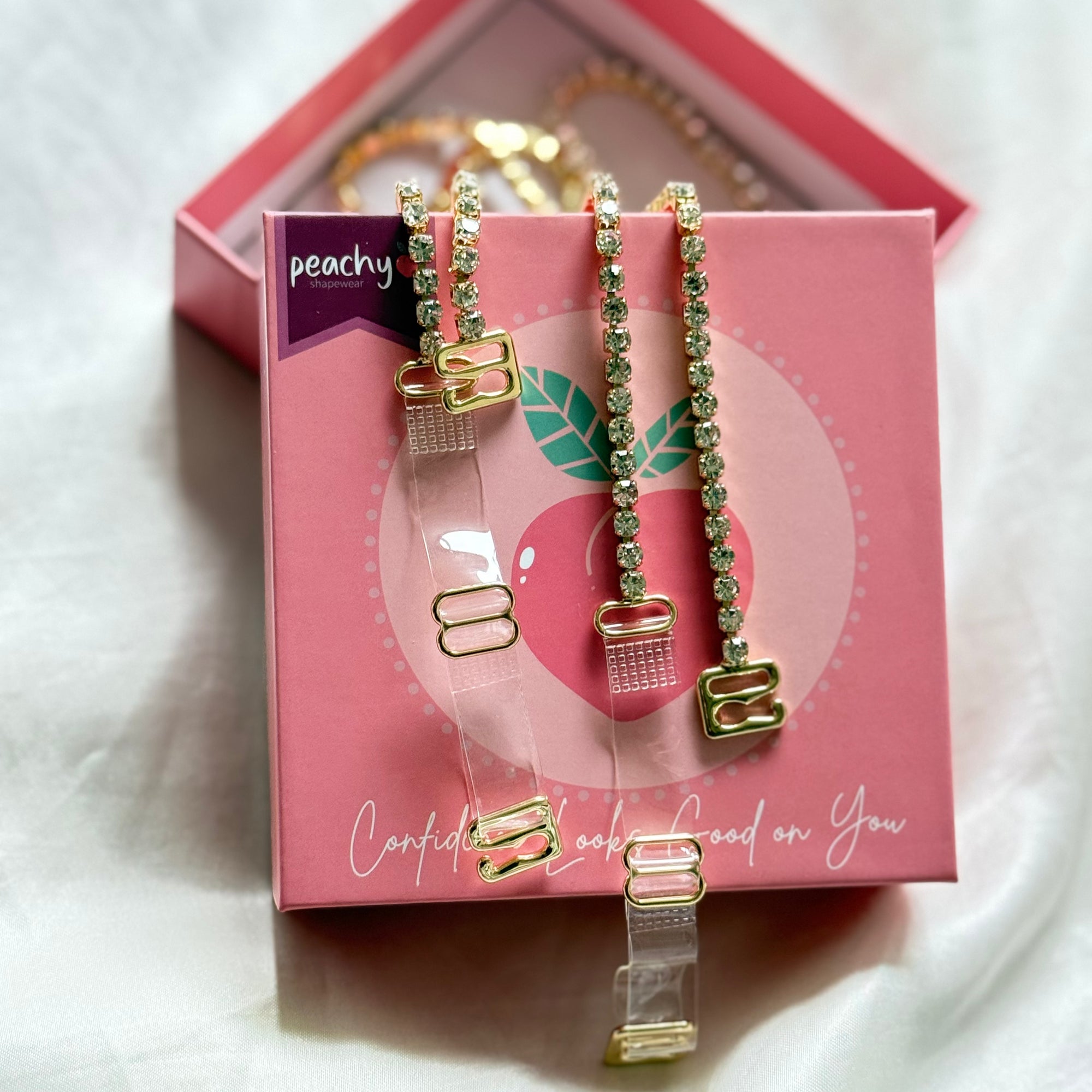 Gold Rhinestone Bra Strap