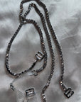 Silver Rhinestone Bra Strap