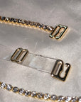 Gold Rhinestone Bra Strap