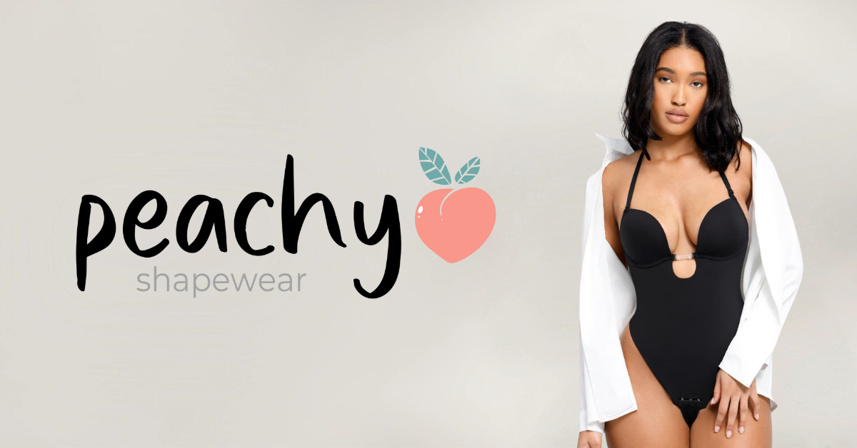 Knachohel 2 PCS Peachy Shapewear, Tummy Control Thong-Peachy Shapewear  (Small,Beige) at  Women's Clothing store