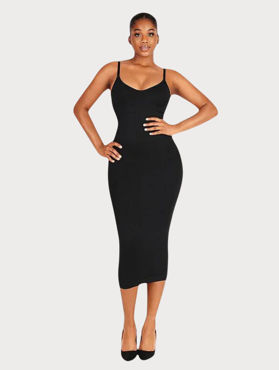 Shapewear dress designed to give you a snatched and tucked look