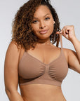 Wholesale Seamless Shaping Bra with Adjustable Shoulder Straps