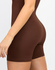 Wholesale Seamless Square Neck One Piece Sport Romper Or Jumpsuit