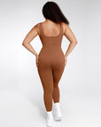 Wholesale Seamless Eco-friendly🌿 Back Lifting Abdominal Supports Maternity Catsuit Jumpsuit