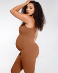 Wholesale Seamless Eco-friendly🌿 Back Lifting Abdominal Supports Maternity Catsuit Jumpsuit