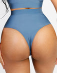 Wholesale Zip Front Bikini Tummy control Bottom