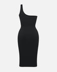 Wholesale Seamless One-Shoulder Waist Trimming Mini Shaper Dress