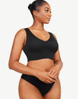 Wholesale Fitted V-Neck Seamless Bra Tank Top