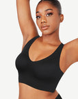 Wholesale Fitted V-Neck Seamless Bra Tank Top