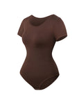 Wholesale Seamless One-Piece Short-Sleeved Thong Bodysuit