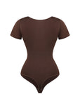 Wholesale Seamless One-Piece Short-Sleeved Thong Bodysuit