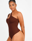 Wholesale One-shoulder Cut Out Shapewear Bodysuit