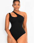 Wholesale One-shoulder Cut Out Shapewear Bodysuit