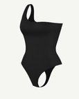 Wholesale One-Shoulder Waist Sculpting Tummy Control Seamless Body Bodysuit