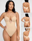 Wholesale One-piece Front Low-cut Beauty Back Wedding Thong Bodysuit