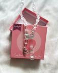 Transparent  Pearl Bra Strap