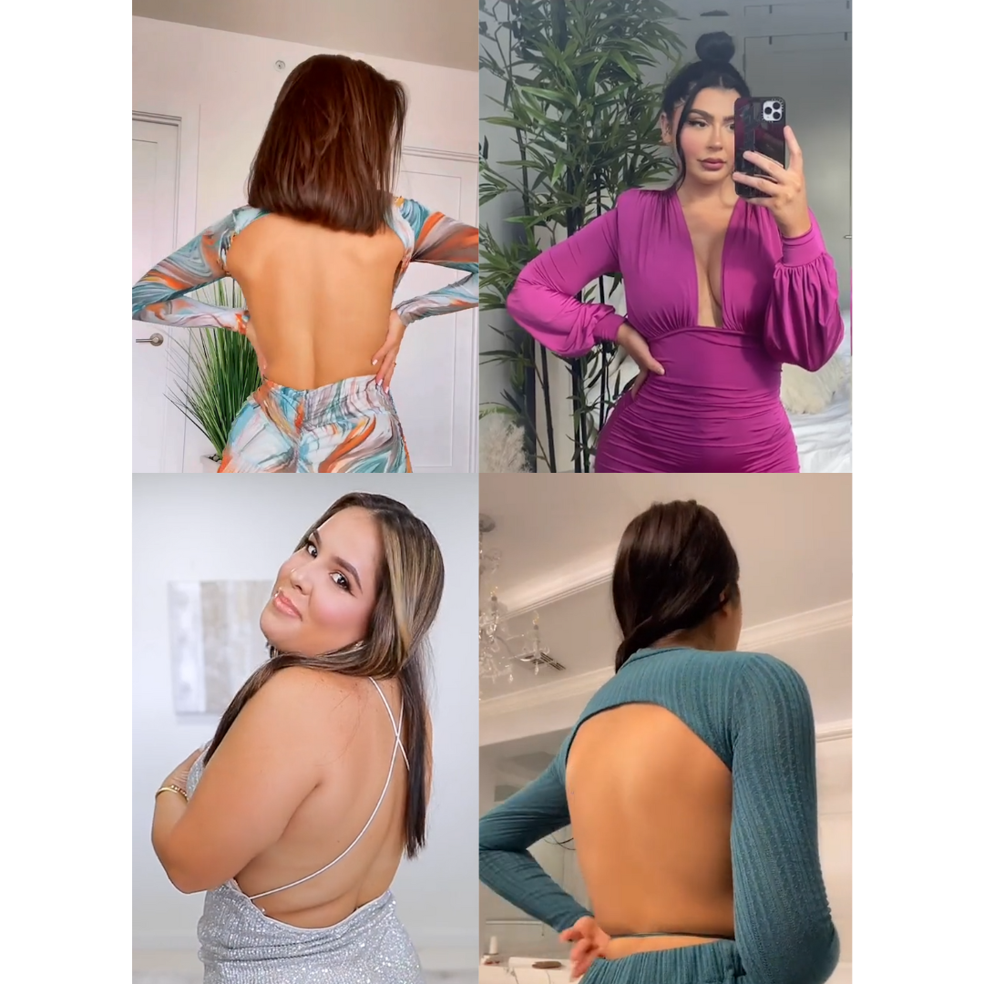 YLFC Backless Body Shaper Bra Plus Size Invisible Bras