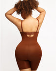 Wholesale Fancy Cupped Mid-Thigh Tummy Control Bodysuit