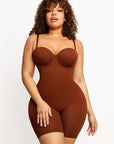 Wholesale Fancy Cupped Mid-Thigh Tummy Control Bodysuit