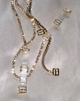 Gold Rhinestone Bra Strap
