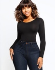 Wholesale Seamless Bodysuit Long Sleeve Slim Corset Shapewear Bodysuit