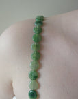 Green Bead Bra Strap