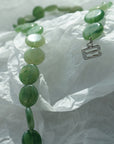 Green Bead Bra Strap