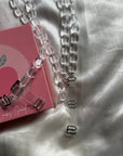 Transparent  Pearl Bra Strap
