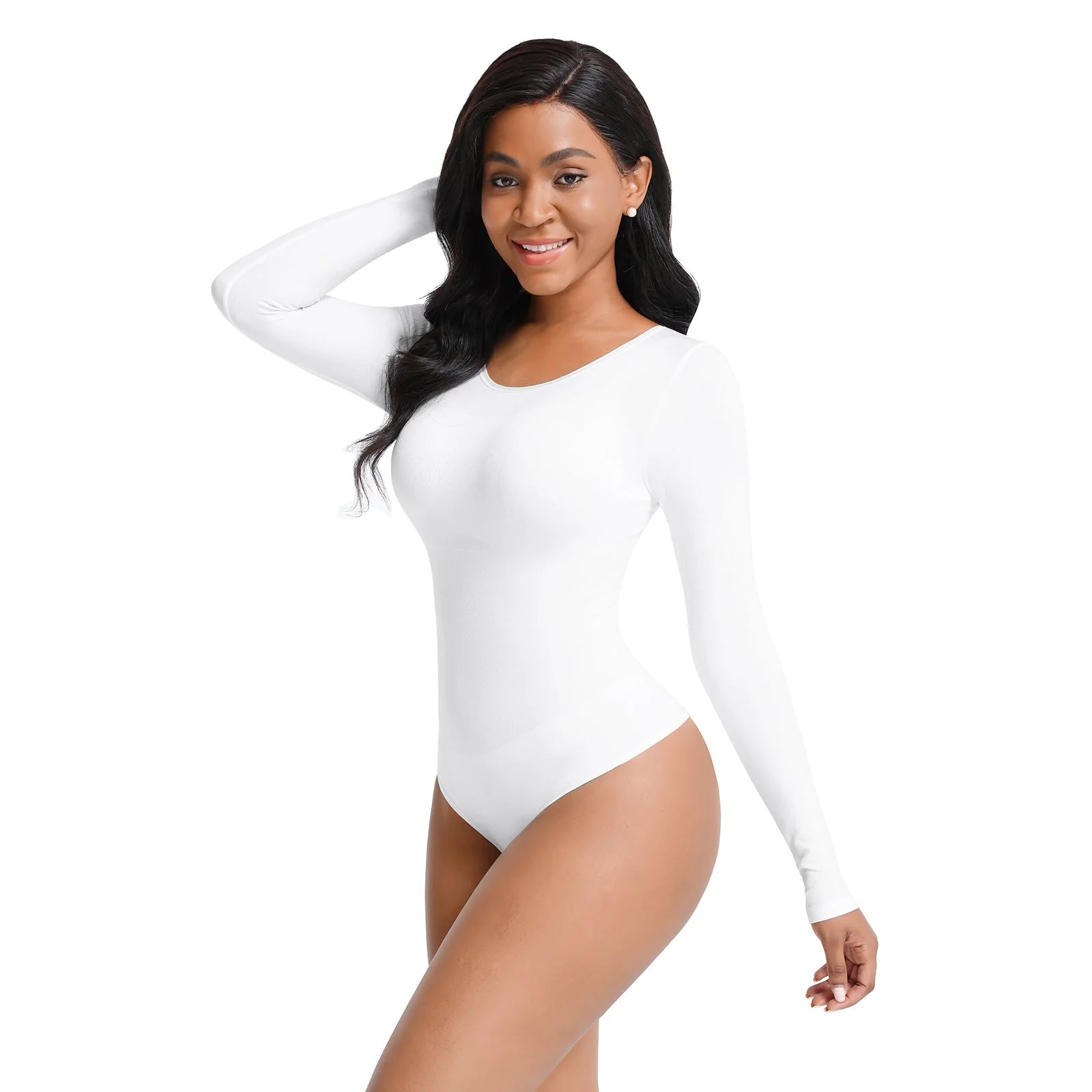 Every-Day Long Sleeve Shaping Bodysuit