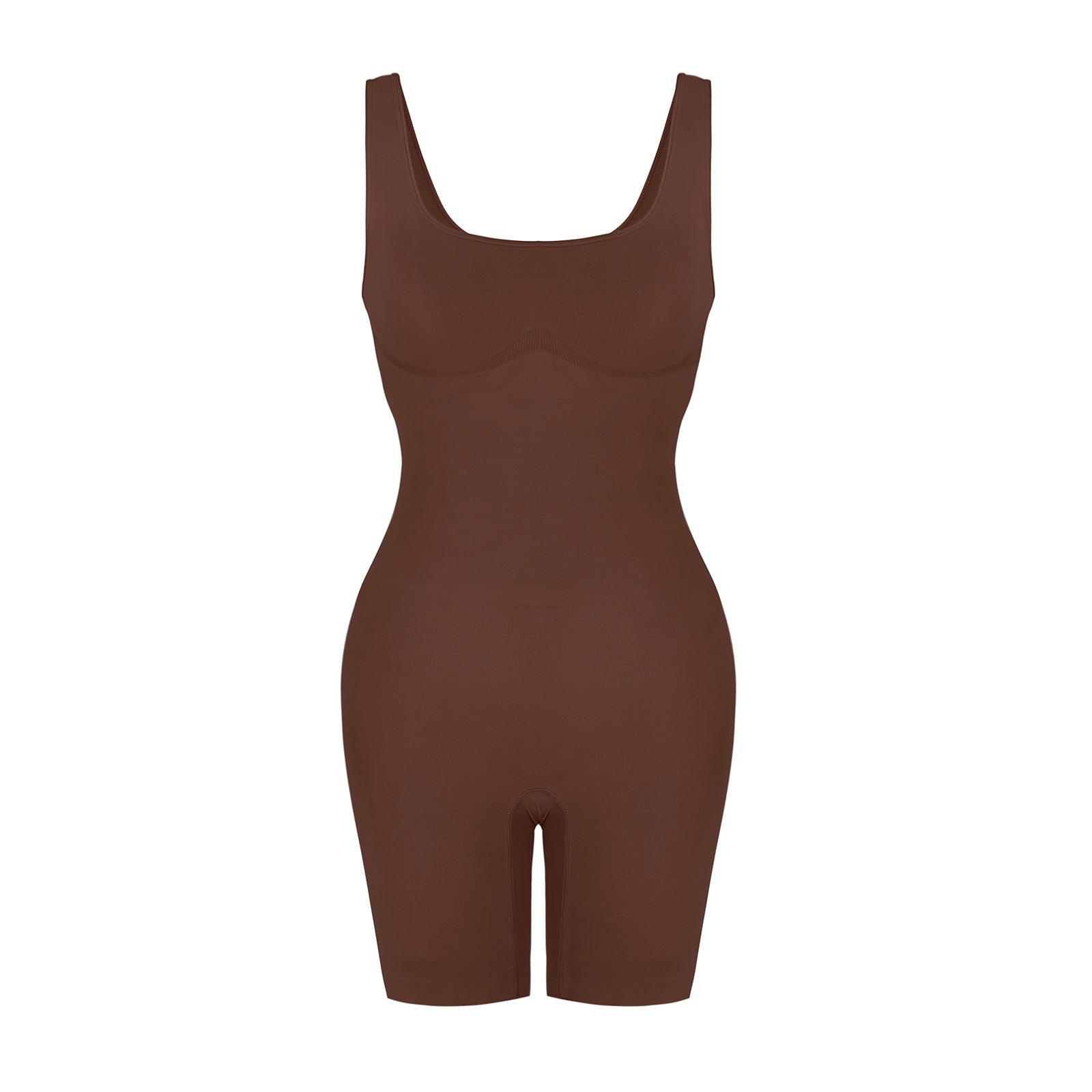 ContourSculpt Seamless Mid-Thigh Bodysuit – Peachy Shapewear