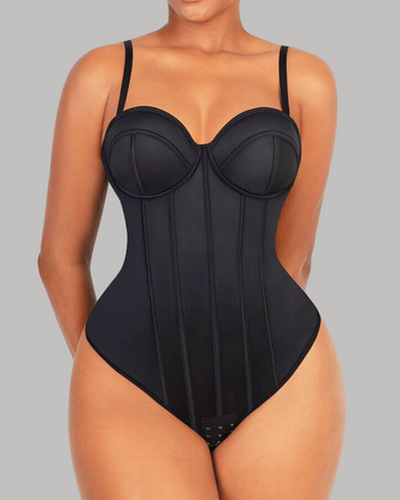 Cupped Strapless Bra-free Bodysuit