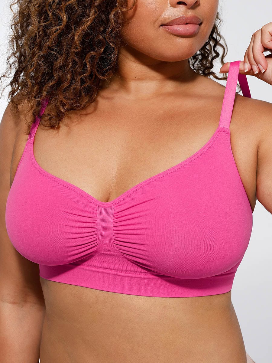 Wholesale Seamless Shaping Bra with Adjustable Shoulder Straps