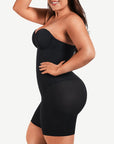 Wholesale Back Smoothing Underwire Cup Push Up Bra Strapless Shortie Bodysuit