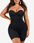 Wholesale Back Smoothing Underwire Cup Push Up Bra Strapless Shortie Bodysuit