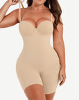 Wholesale Back Smoothing Underwire Cup Push Up Bra Strapless Shortie Bodysuit