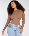 Wholesale Seamless Bust Support Waist Cinching Tummy Control Bodysuit