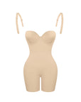 Wholesale Back Smoothing Underwire Cup Push Up Bra Strapless Shortie Bodysuit