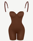Wholesale Back Smoothing Underwire Cup Push Up Bra Strapless Shortie Bodysuit