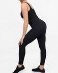 Wholesale Seamless Square Neck One Piece Sport Jumpsuit