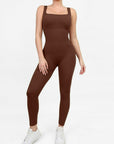 Wholesale Seamless Square Neck One Piece Sport Jumpsuit