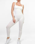 Wholesale Seamless Square Neck One Piece Sport Jumpsuit