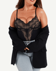 Wholesale Sexy Lace Deep-V Neck Bodysuits