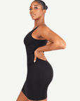 Wholesale Square-neck Shaper Mini Skirt